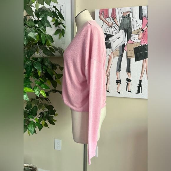 Sanctuary Womens Knit Draped Thinking Of You Faux Wrap Surplice Top Size Medium - Picture 5 of 8